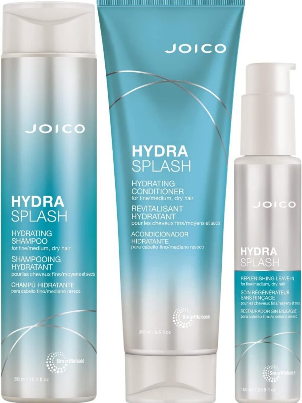 Joico Hydrasplash Hydrating Set | Preserve Natural Moisture | For Fine Hair